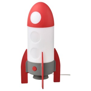 IKEA AFTONSPARV LED table lamp, rocket/multicolor, Ikea Outlet | 9372WCOXM