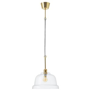 IKEA AGARALG pendant lamp, glass, Ikea Outlet | 3054MBSVH