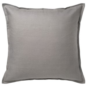 IKEA AINA cushion cover, 26x26 in Gray, Ikea Outlet | 6943KNSCM