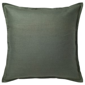 IKEA AINA cushion cover, 26x26 in Gray / Green, Ikea Outlet | 7416VRQBA