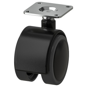 IKEA ALEX caster, black, 2 in, 4 pack, Ikea Outlet | 6792UMJIB