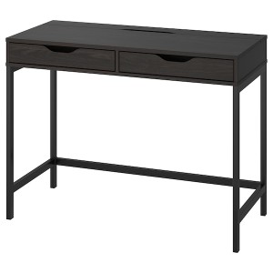 IKEA ALEX desk, 39 3/8x18 7/8 in Black / Brown, Ikea Outlet | 5392YQKHF