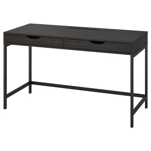 IKEA ALEX desk, 52x22 7/8 in Black / Brown, Ikea Outlet | 7864WAOEF