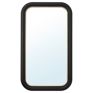 IKEA ALMARÖD mirror, black, 27 1/2x47 1/4 in, Ikea Outlet | 2310CULYO