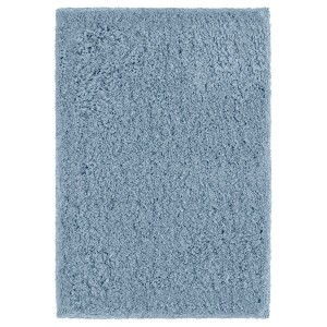 IKEA ALMTJÄRN bath mat, 16x24 in Blue, Ikea Outlet | 4209TCKYQ