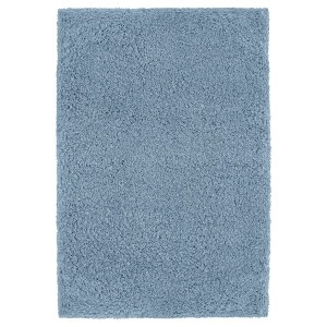 IKEA ALMTJÄRN bath mat, 24x35 in Blue, Ikea Outlet | 3147HMNXJ