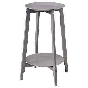 IKEA ALPVIDE plant stand, 28 in Gray, Ikea Outlet | 0874KSVBO