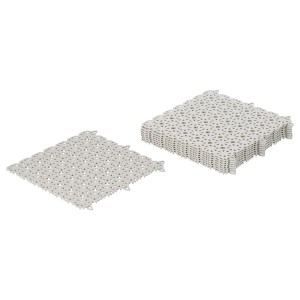 IKEA ALTAPPEN decking, outdoor, 9 sq feet Light Gray, Ikea Outlet | 6453HXRUV