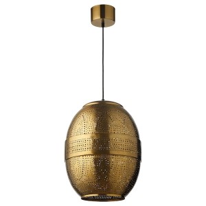 IKEA ANROPA pendant lamp, brass color, Ikea Outlet | 7130VJYGT