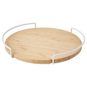 IKEA APTITLIG lazy Susan, organizer bamboo, 11 in, Ikea Outlet | 8465BWCHE