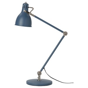 IKEA ARÖD work lamp with LED bulb, turquoise, Ikea Outlet | 5487KSEFT