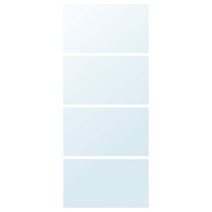IKEA AULI 4 panels for sliding door frame, mirror glass, 39 3/8x92 7/8 in, Ikea Outlet | 9867TPELV