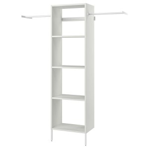 IKEA AURDAL wardrobe combination, white, 68 1/2-94 1/2x15 3/4x87 in, Ikea Outlet | 6041BFXHP