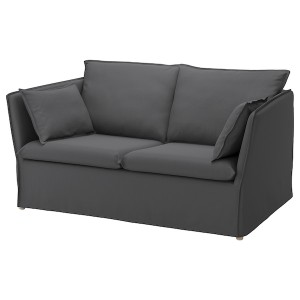 IKEA BACKSÄLEN cover for loveseat Hallarp Gray, Ikea Outlet | 7415QXJFC