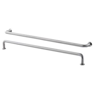 IKEA BAGGANÄS handle, 133/16 in, 2 pack Stainless Steel, Ikea Outlet | 1925BWQTD