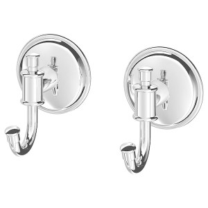 IKEA BALUNGEN hook, chrome plated, 2 pack, Ikea Outlet | 6481QHGOW