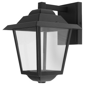 IKEA BÄCKFRÄNE wall lamp, hardwire installation, outdoor black, Ikea Outlet | 6248UNMKI