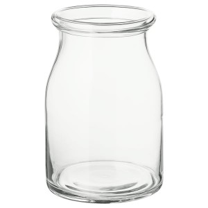 IKEA BEGÄRLIG vase, clear glass, 11 ½ in, Ikea Outlet | 3968QEHRJ
