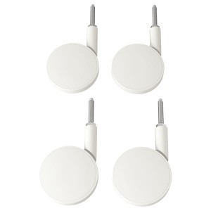 IKEA BEKANT caster, 4 pack White, Ikea Outlet | 3518NVBYR