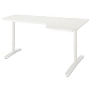 IKEA BEKANT corner desk-right, 63x43 1/4 in White, Ikea Outlet | 0741CATYR