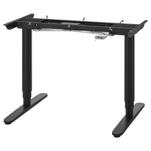 IKEA BEKANT sit/stand underframe for table top, black, 47 1/4x31 1/2 in, Ikea Outlet | 6807IANFQ