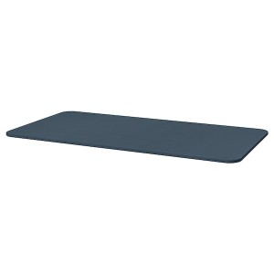 IKEA BEKANT tabletop, linoleum blue, 63x31 1/2 in Blue, Ikea Outlet | 2704MXWEP
