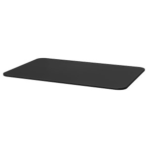 IKEA BEKANT tabletop stained ash veneer, 47 1/4x31 1/2 in Black, Ikea Outlet | 0972RZQEX
