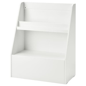 IKEA BERGIG book display with storage, white, Ikea Outlet | 7653KEHUJ