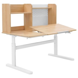 IKEA BERGLÄRKA desk, solid birch/tiltable, 47 1/4x27 1/2 in, Ikea Outlet | 0987YSXEV