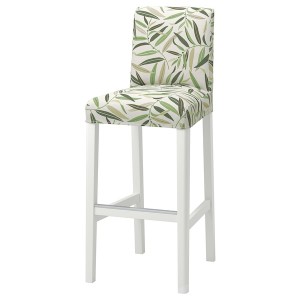 IKEA BERGMUND cover for bar stool with backrestr Fågelfors Multicolor, Ikea Outlet | 9056MPGJB