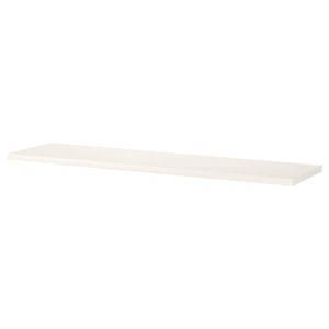 IKEA BERGSHULT Shelf, white, 47 1/4x11 3/4 in, Ikea Outlet | 8295FUKYX