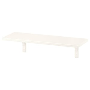 IKEA BERGSHULT / RAMSHULT wall shelf, 31 1/2x11 3/4 in White, Ikea Outlet | 2740MDFVN