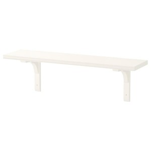 IKEA BERGSHULT / RAMSHULT wall shelf, 31 1/2x7 7/8 in White, Ikea Outlet | 5140JGFIC