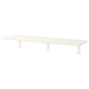 IKEA BERGSHULT / RAMSHULT wall shelf, 47 1/4x11 3/4 in White, Ikea Outlet | 3278ZHLDA