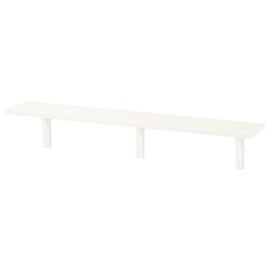 IKEA BERGSHULT / RAMSHULT wall shelf, 47 1/4x7 7/8 in White, Ikea Outlet | 4713YMILJ