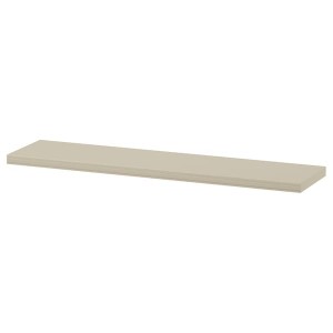 IKEA BERGSHULT shelf, 31 1/2x7 7/8 in Gray / Beige, Ikea Outlet | 6153XKYGM