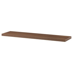 IKEA BERGSHULT shelf, 31 1/2x7 7/8 in Walnut Effect, Ikea Outlet | 1093PTJUD