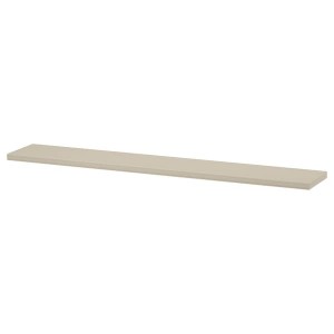 IKEA BERGSHULT shelf, 47 1/4x7 7/8 in Gray / Beige, Ikea Outlet | 2940RNIMQ