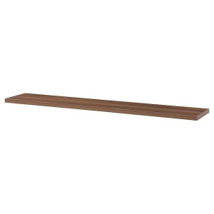 IKEA BERGSHULT shelf, 47 1/4x7 7/8 in Walnut Effect, Ikea Outlet | 5723AWSPD