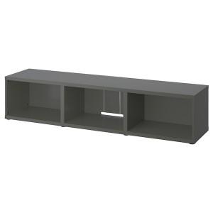 IKEA BESTÅ TV unit, 70 7/8x15 3/4x15 in Dark Gray, Ikea Outlet | 4825UAGOQ