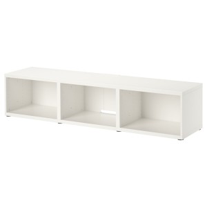 IKEA BESTÅ TV unit, 70 7/8x15 3/4x15 in White, Ikea Outlet | 7246HSTOV