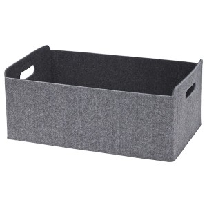 IKEA BESTÅ box, gray, 12 5/8x20 1/8x8 1/4 in, Ikea Outlet | 3498OUPDY