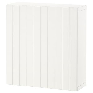 IKEA BESTÅ shelf unit with door, 23 5/8x8 5/8x25 1/4 in White / Sutterviken White, Ikea Outlet | 3149KAPXT
