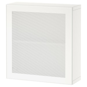 IKEA BESTÅ shelf unit with door, 23 5/8x8 5/8x25 1/4 in White / Mörtviken White, Ikea Outlet | 8219OKSNX