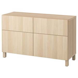 IKEA BESTÅ storage combination w doors/drawers, Ikea Outlet | 2948BVFAQ