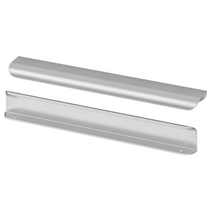 IKEA BILLSBRO handle, 12 in, 2 pack Stainless Steel Color, Ikea Outlet | 4850QHACJ