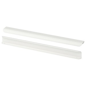 IKEA BILLSBRO handle, 18 in, 2 pack White, Ikea Outlet | 9426YHZEU