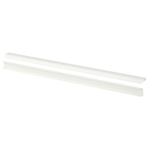 IKEA BILLSBRO handle, 33 in, 2 pack White, Ikea Outlet | 9408HNWTU