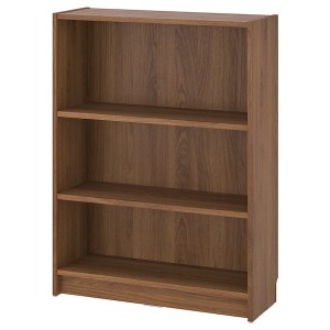 IKEA BILLY Bookcase, 31 1/2x11x41 3/4 in Brown Walnut Effect, Ikea Outlet | 9081GBHDF