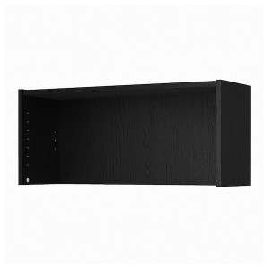 IKEA BILLY Height extension unit, 32x11x14 in Black Oak Effect, Ikea Outlet | 7012TSHBR